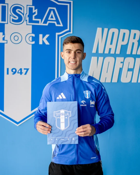 Dawid Barnowski na dłużej w Wiśle Płock