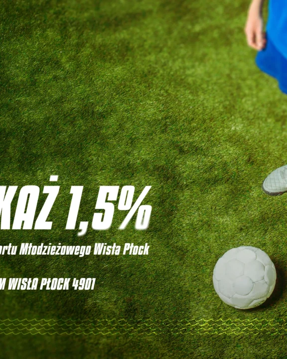 Przekaż 1,5% podatku SSM Wisła Płock