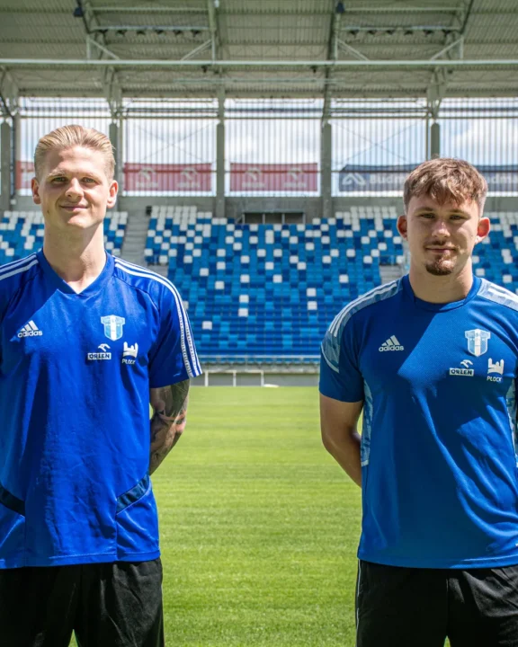 Szymon Łapiński i Piotr Gryszkiewicz w Wiśle II Płock