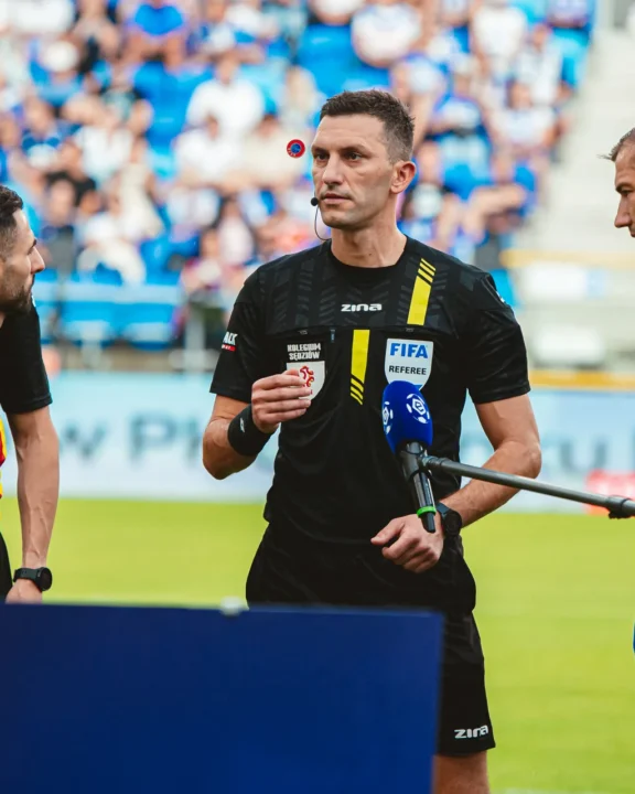 Damian Kos arbitrem pucharowego #GKSWPŁ